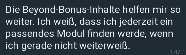 BeyondBonus Kundenfeedback 4