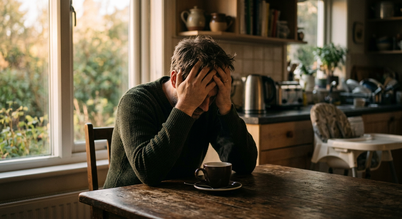 Wenn Papa nicht mehr kann: Burnout in der Patchworkfamilie