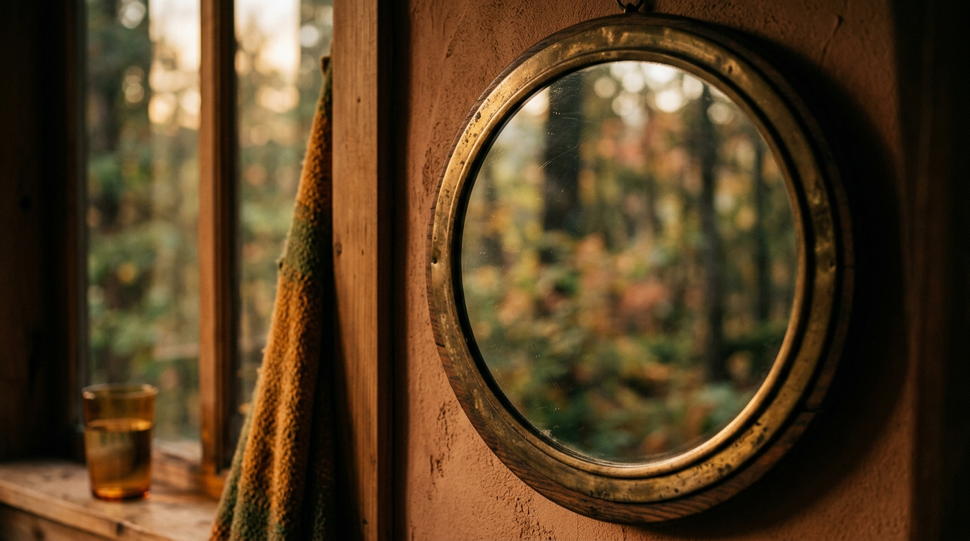 Frau sitzt nachdenklich auf einer Parkbank im Herbstwald — Eifersucht verarbeiten