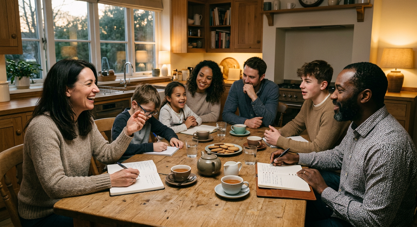 Familienkonferenz: So stoppst du die Streitspirale als Bonusmama