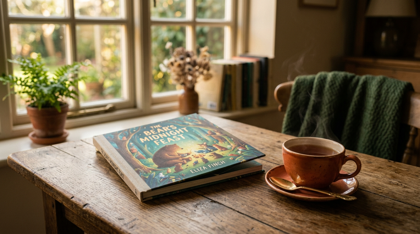 Familie sitzt gemeinsam am Tisch und plant den Wochenplan