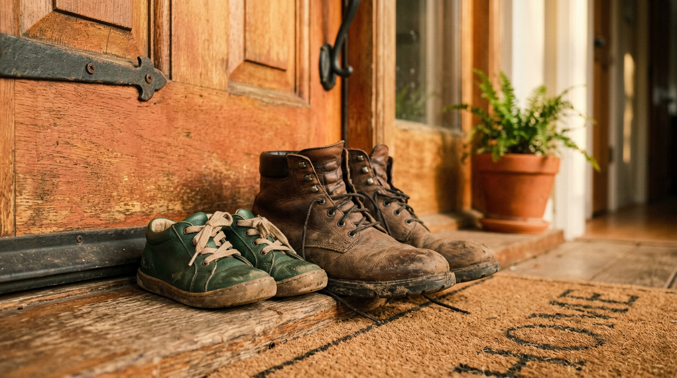 Mutter steht nachdenklich mit Kind — Loyalitätskonflikte in der Patchworkfamilie