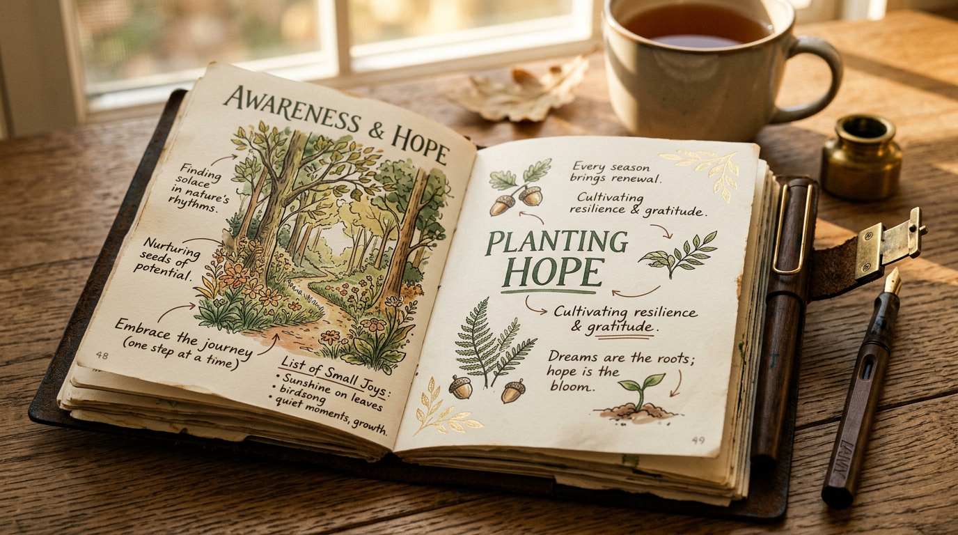 Gemeinsames Gestalten eines Visionboards mit Zeitschriften und Bildern