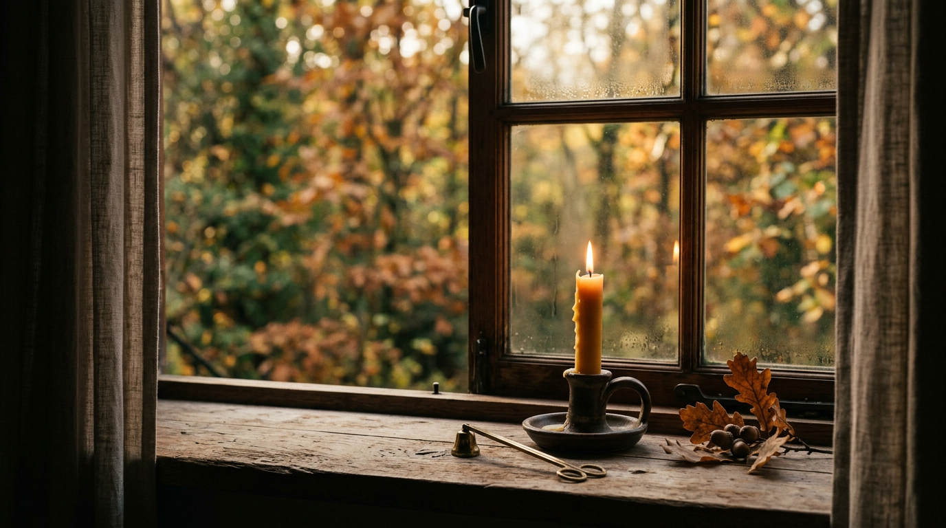 Warmes Licht fällt durch Bäume auf einen Waldweg — der Weg zur Veränderung beginnt