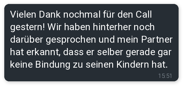 Kundenfeedback aus dem 1:1 Coaching